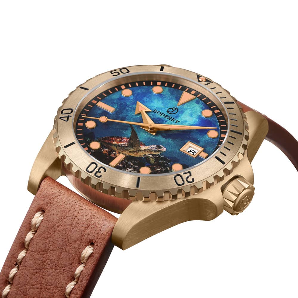 SEATURTLE.OCEAN(BRONZE) - Automatic Bronze Diving Watch | SeaTurtle Limited Edition[150]