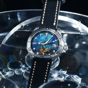 SEATURTLE.OCEAN(TITANIUM) - Automatic Titanium Diver Watch | SeaTurtle Limited Edition[150]