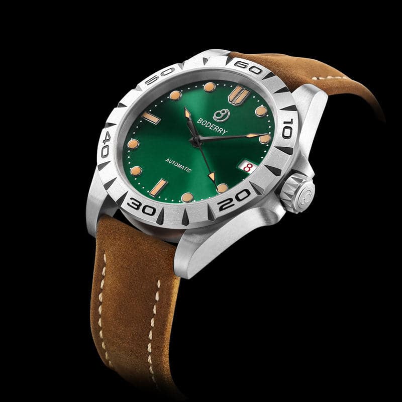 Mens Automatic Machinery Watch-Boderry Urban Date Boderry Watches