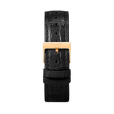 Watch Strap | Leather Black 20mm Boderry Watches