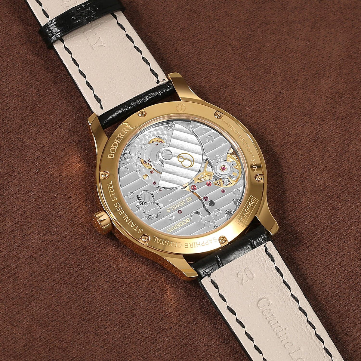 ELITE - Micro-rotor Automatic Watch | Gold Green