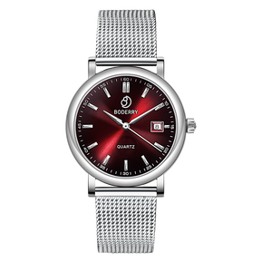 Women Watch | 36mm - Silver/Claret-Boderry Classic Boderry Watches
