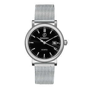 Women Watch | 36mm - Silver/Black Dial-Boderry Classic Boderry Watches