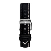 Watch Strap | Leather Black 20mm Boderry Watches
