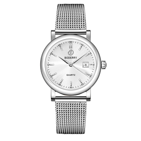Women Watch | 32mm - Silver/White Dial-Boderry Classic Boderry Watches