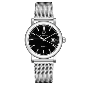 Women Watch | Silver/Black Dial 32mm-Boderry Classic Boderry Watches
