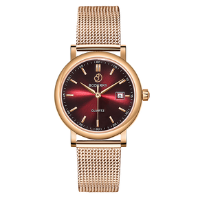 Women Watch | 36mm - Rose Gold/Claret-Boderry Classic Boderry Watches