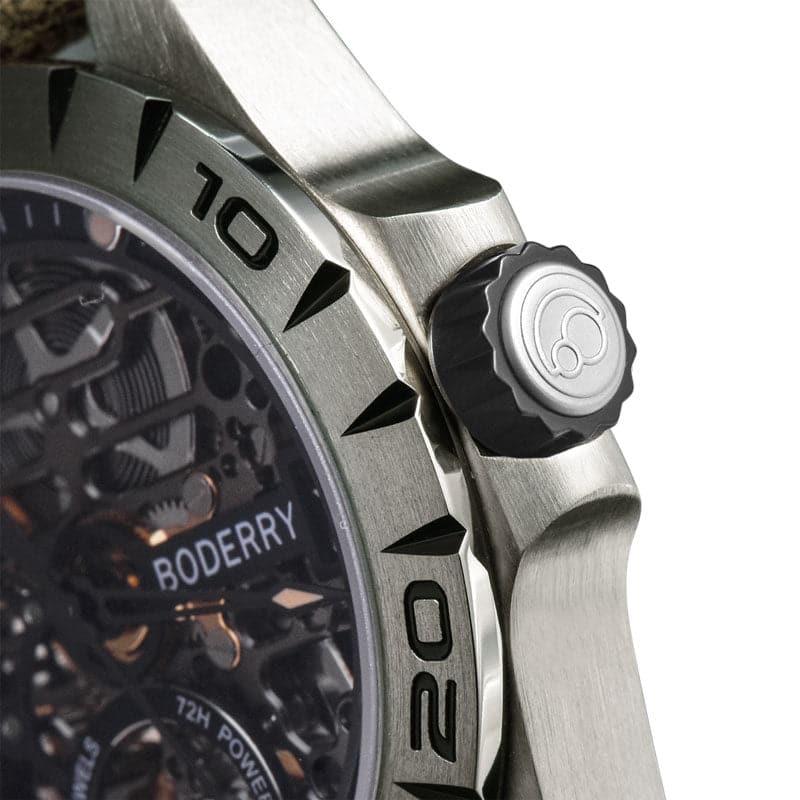 Mens Skeleton Titanium Watch -Boderry Urban Boderry Watches