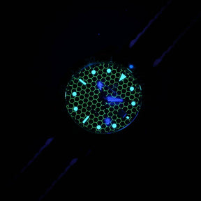SEATURTLE.OCEAN(TITANIUM) - Automatic Titanium Diver Watch | Navy Blue